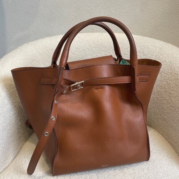 Celine Tan Small Big Bag With Long Strap - Picture 2 of 10